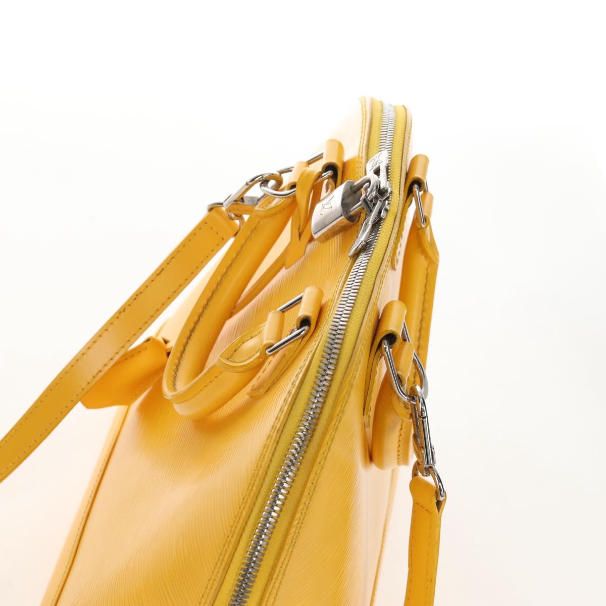 LOUIS VUITTON Epi Alma PM Hand Bag Mimosa M40951 LV Auth 210926V