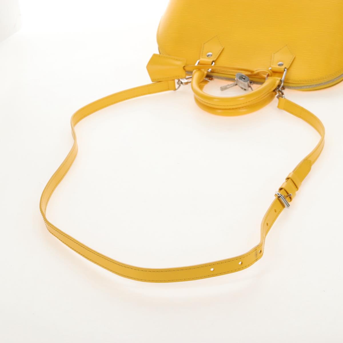 LOUIS VUITTON Epi Alma PM Hand Bag Mimosa M40951 LV Auth 210926V