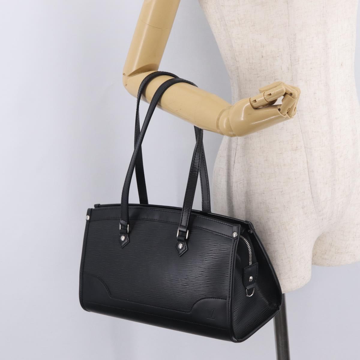 LOUIS VUITTON Epi Madeleine PM Hand Bag Black M59332 LV Auth 210954V