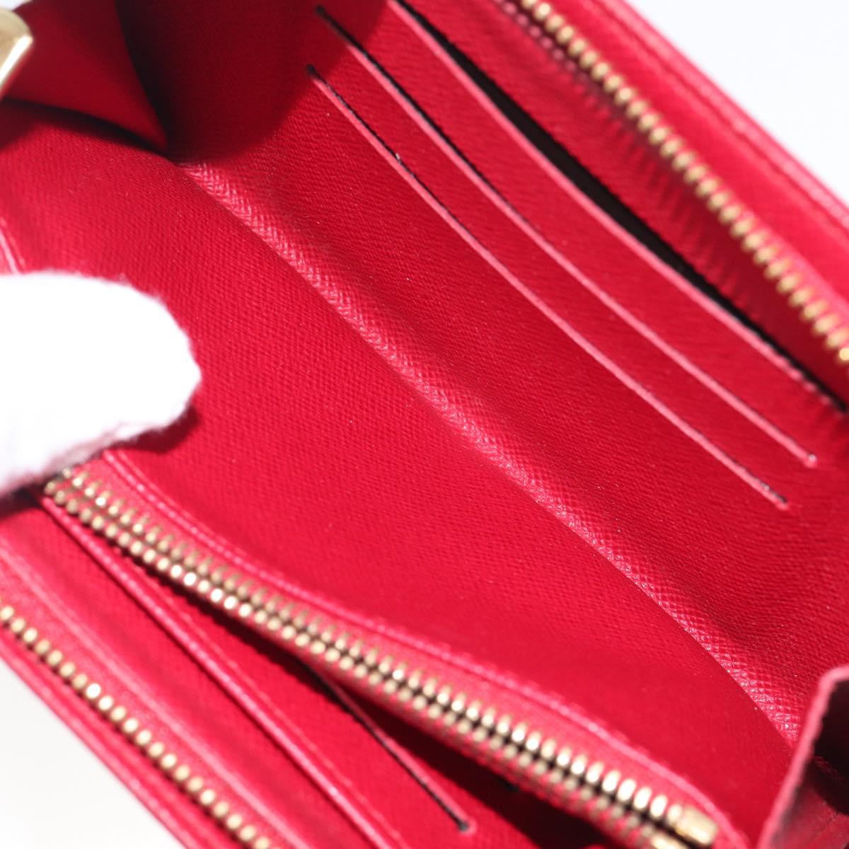 LOUIS VUITTON Monogram Cherry Porte Monnaie Zip Long Wallet M95006 Auth 210961M