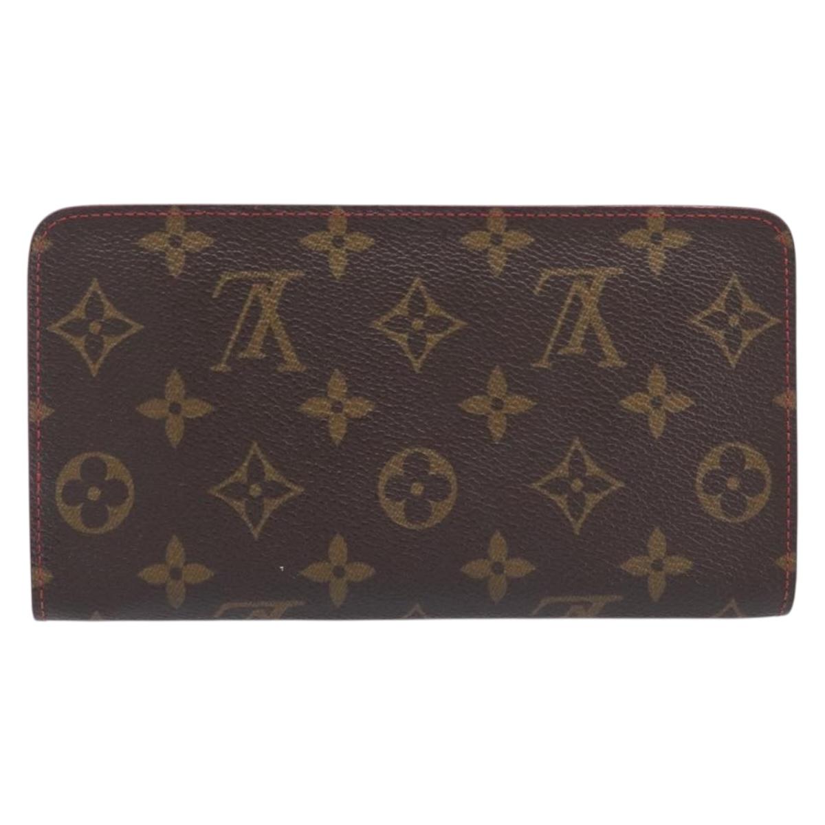LOUIS VUITTON Monogram Cherry Porte Monnaie Zip Long Wallet M95006 Auth 210961M