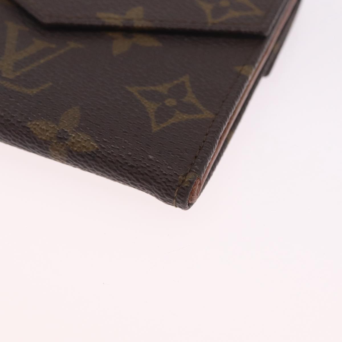 LOUIS VUITTON Monogram Porte Monnaie Bier Cartes Crdit Wallet M61660 Auth 210962