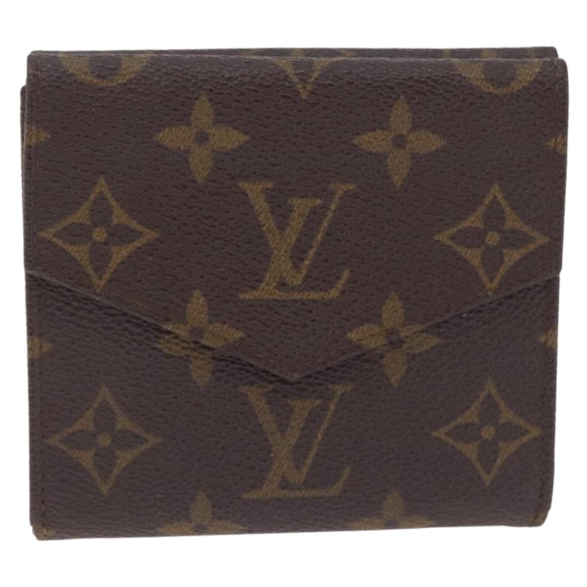 LOUIS VUITTON Monogram Porte Monnaie Bier Cartes Crdit Wallet M61660 Auth 210962