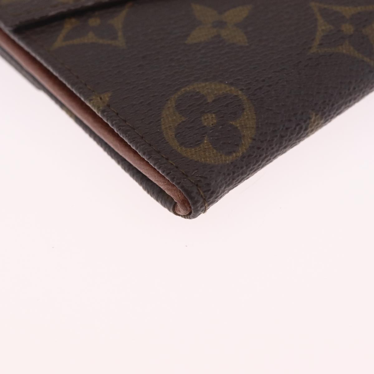LOUIS VUITTON Monogram Porte Monnaie Bier Cartes Crdit Wallet M61660 Auth 210962