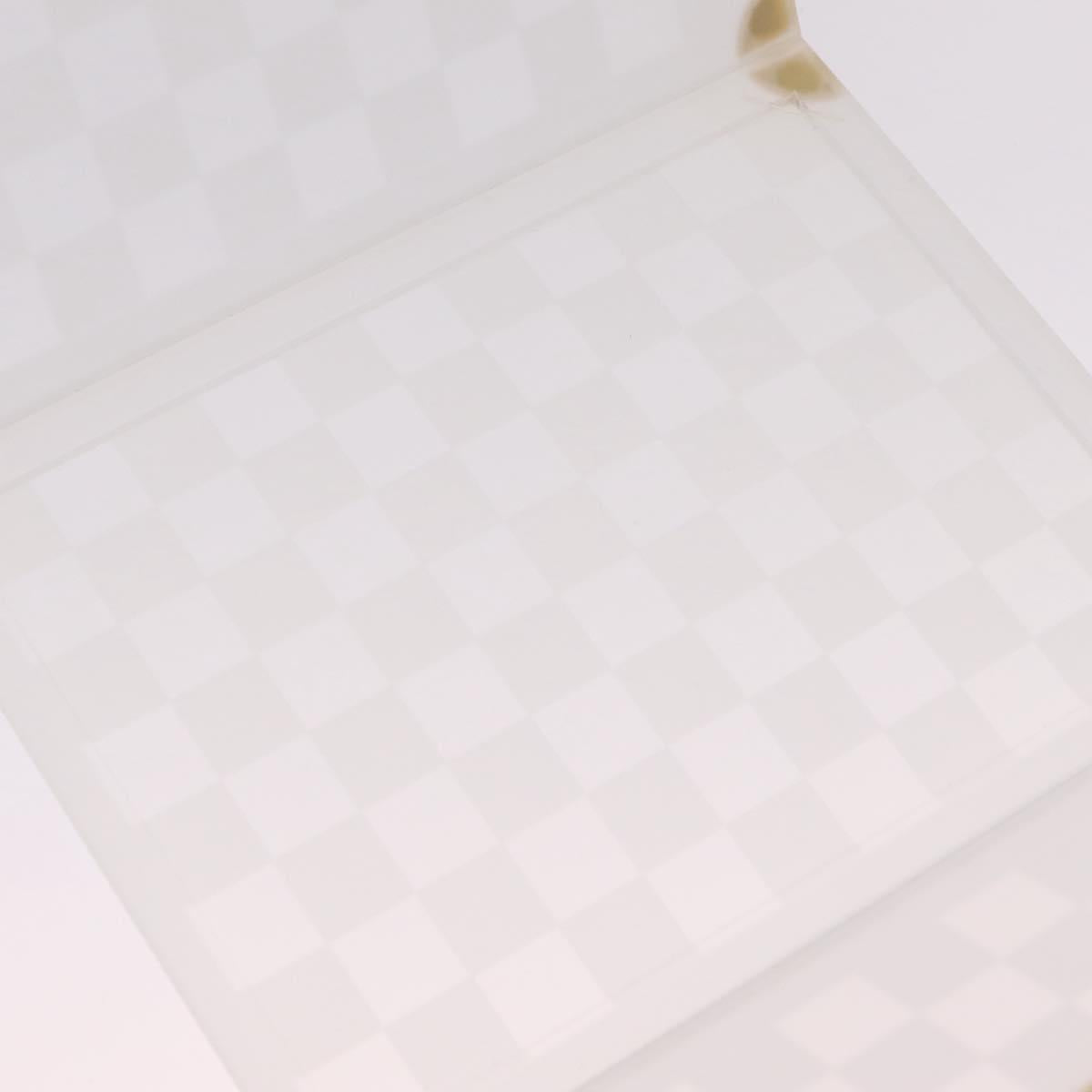 LOUIS VUITTON Damier Trunk Photo Frame plastic Clear LV Auth 210975