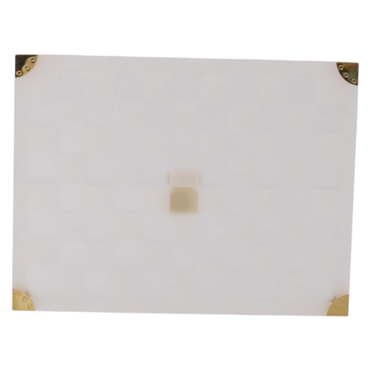 LOUIS VUITTON Damier Trunk Photo Frame plastic Clear LV Auth 210975