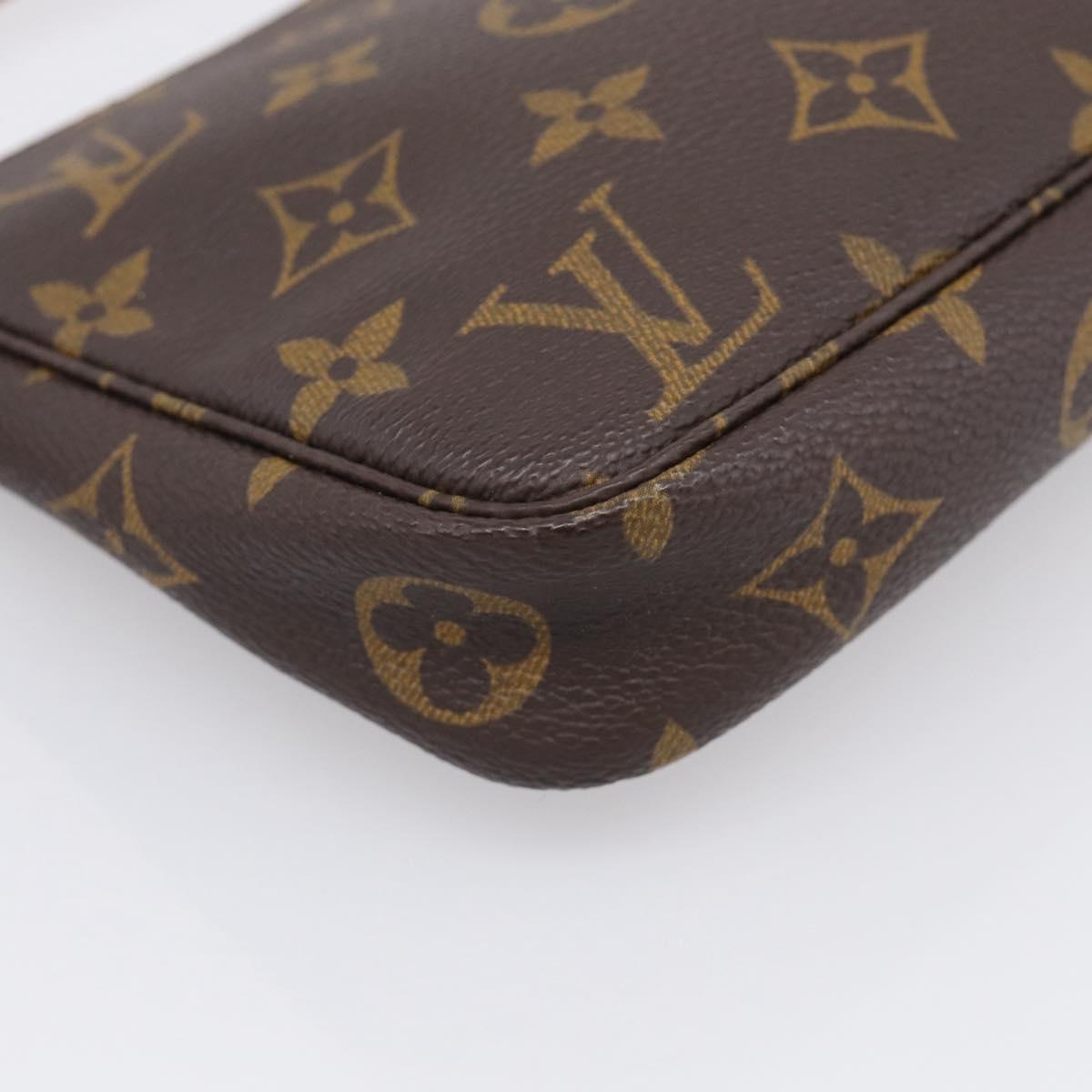 LOUIS VUITTON Monogram Pochette Accessoires Pouch M51980 LV Auth 210997V