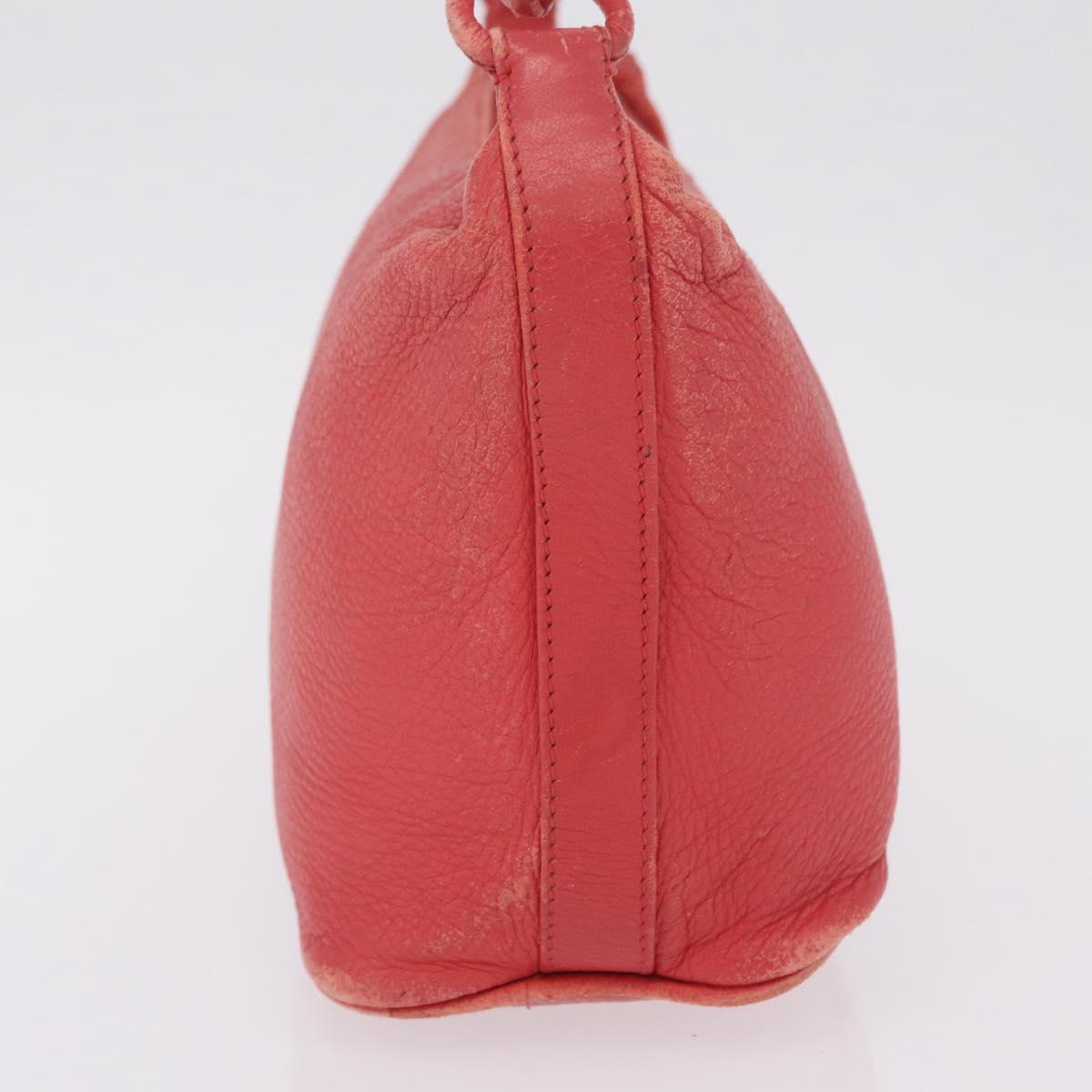 Bottega Veneta Shoulder Bag Leather Red 114088 Auth 210999