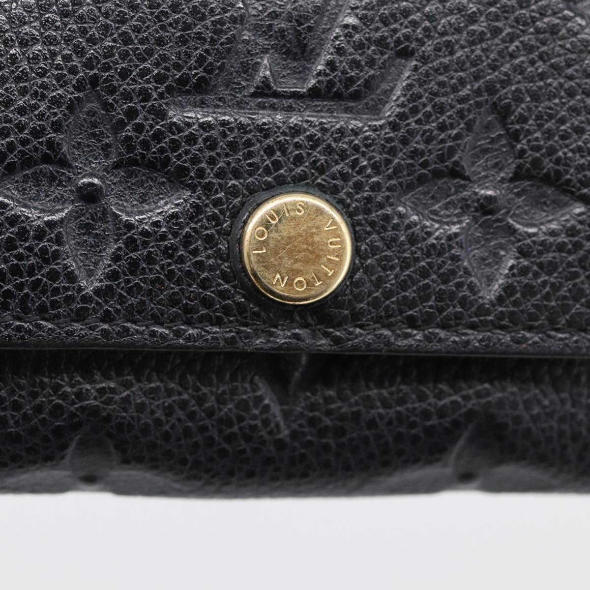 LOUIS VUITTON Monogram Empreinte Multicles6 Key Case Black M64421 Auth 211006V