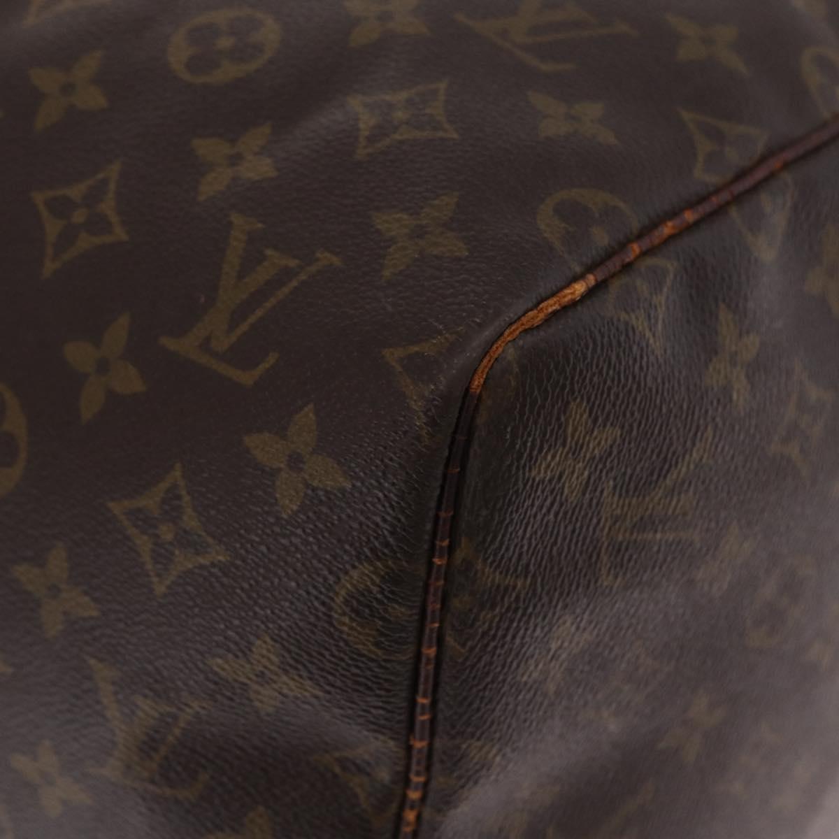 LOUIS VUITTON Monogram Keepall 55 Boston Bag M41424 LV Auth 211007