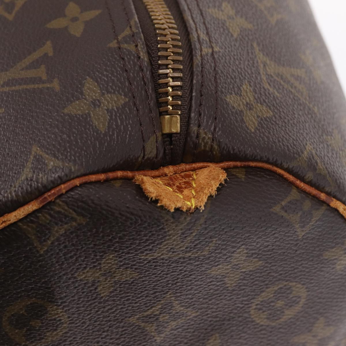 LOUIS VUITTON Monogram Keepall 55 Boston Bag M41424 LV Auth 211007