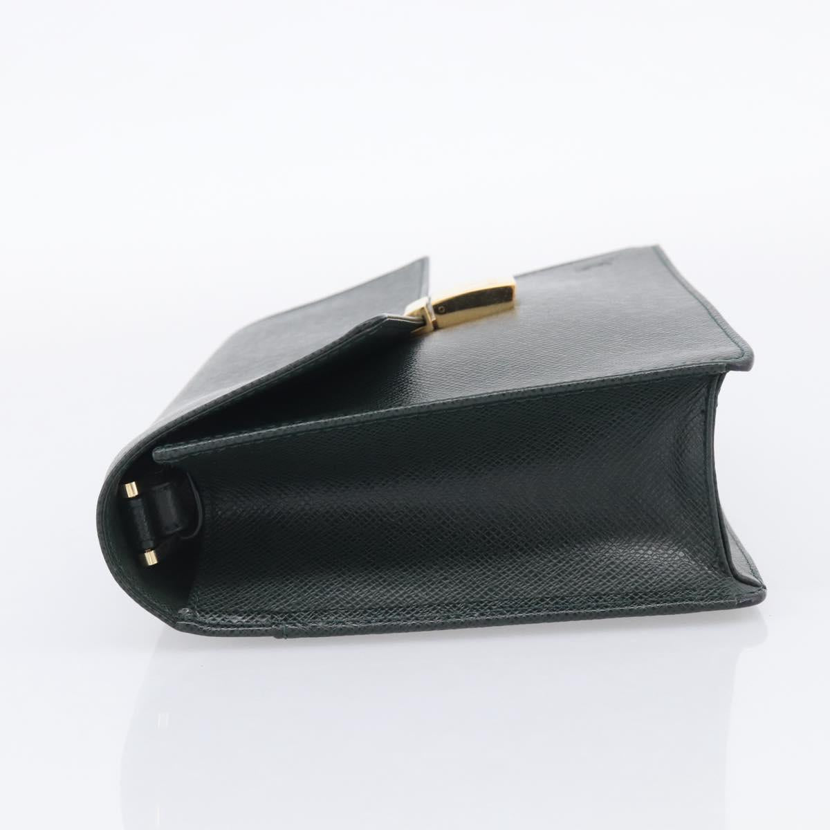 LOUIS VUITTON Taiga Selenga Clutch Bag Epicea M30784 LV Auth 211018A