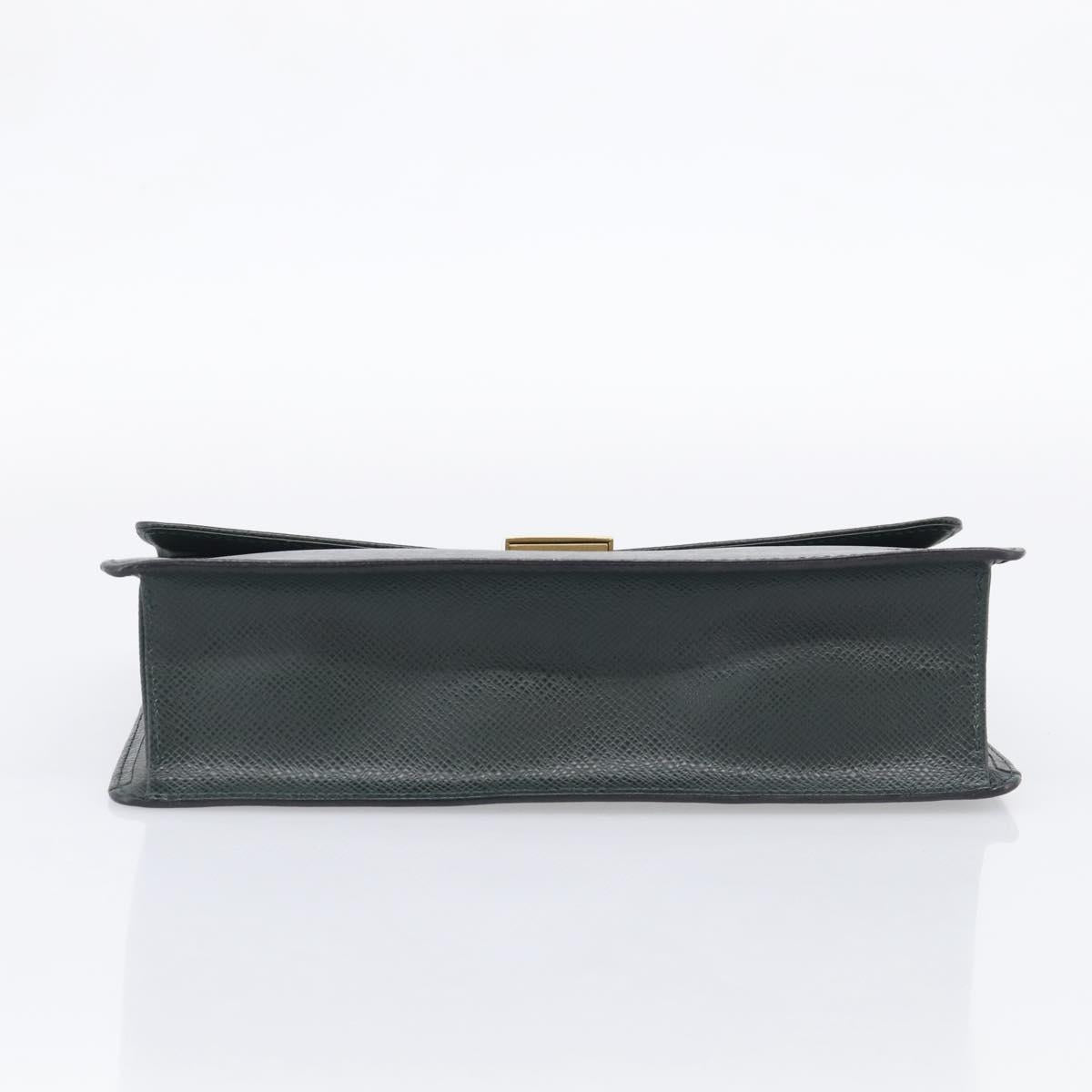 LOUIS VUITTON Taiga Selenga Clutch Bag Epicea M30784 LV Auth 211018A