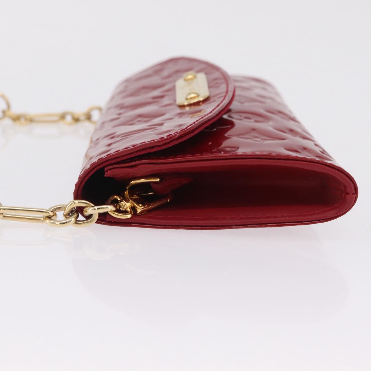 LOUIS VUITTON Monogram Vernis Sunset Bluebird Pomme D'amour M93543 Auth 211025V