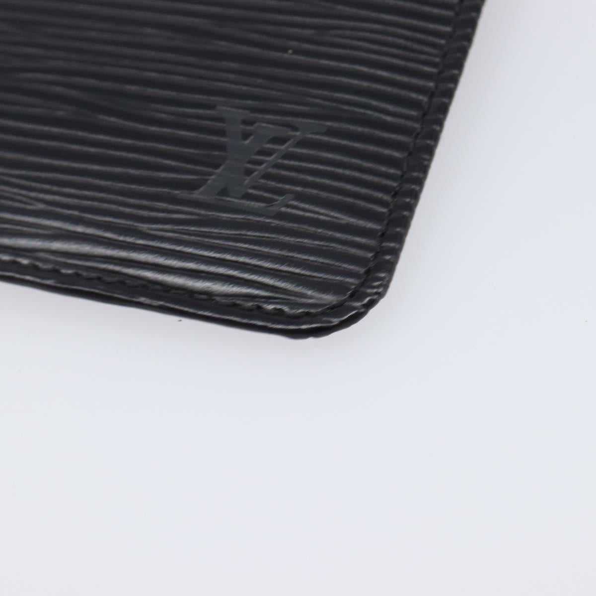 LOUIS VUITTON Epi Pochette Cles Coin Purse Black M63802 LV Auth 211047A