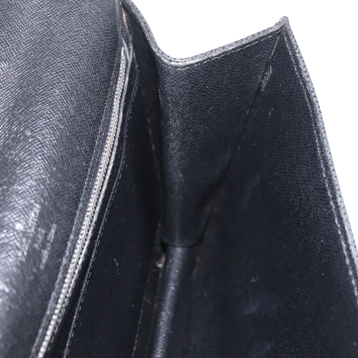 LOUIS VUITTON Taiga Selenga Clutch Bag Ardoise M30782 LV Auth 211057A