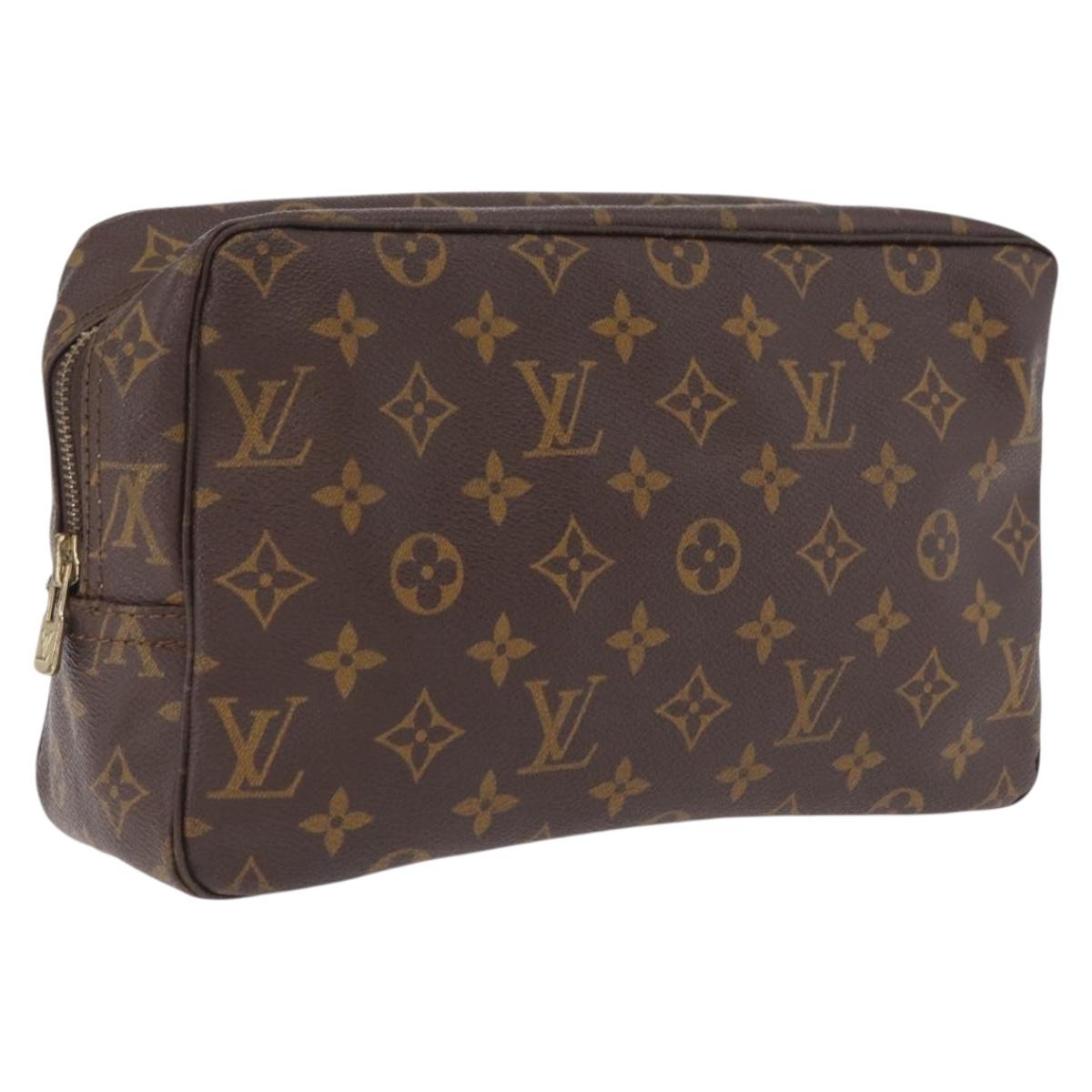 LOUIS VUITTON Monogram Trousse Toilette 28 Clutch Bag M47522 LV Auth 211058A