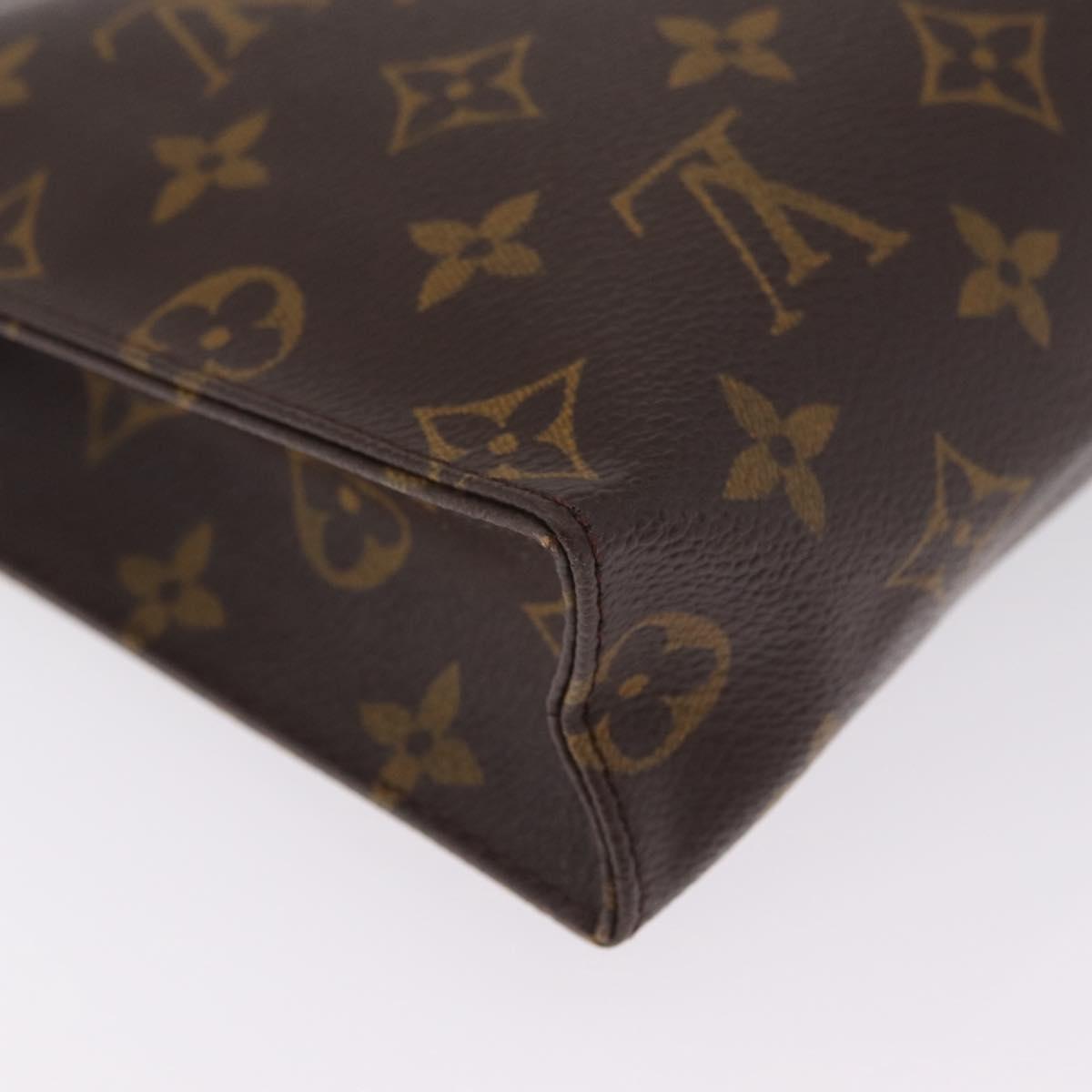 LOUIS VUITTON Monogram Poche Toilette 26 Pouch M47542 LV Auth 211065