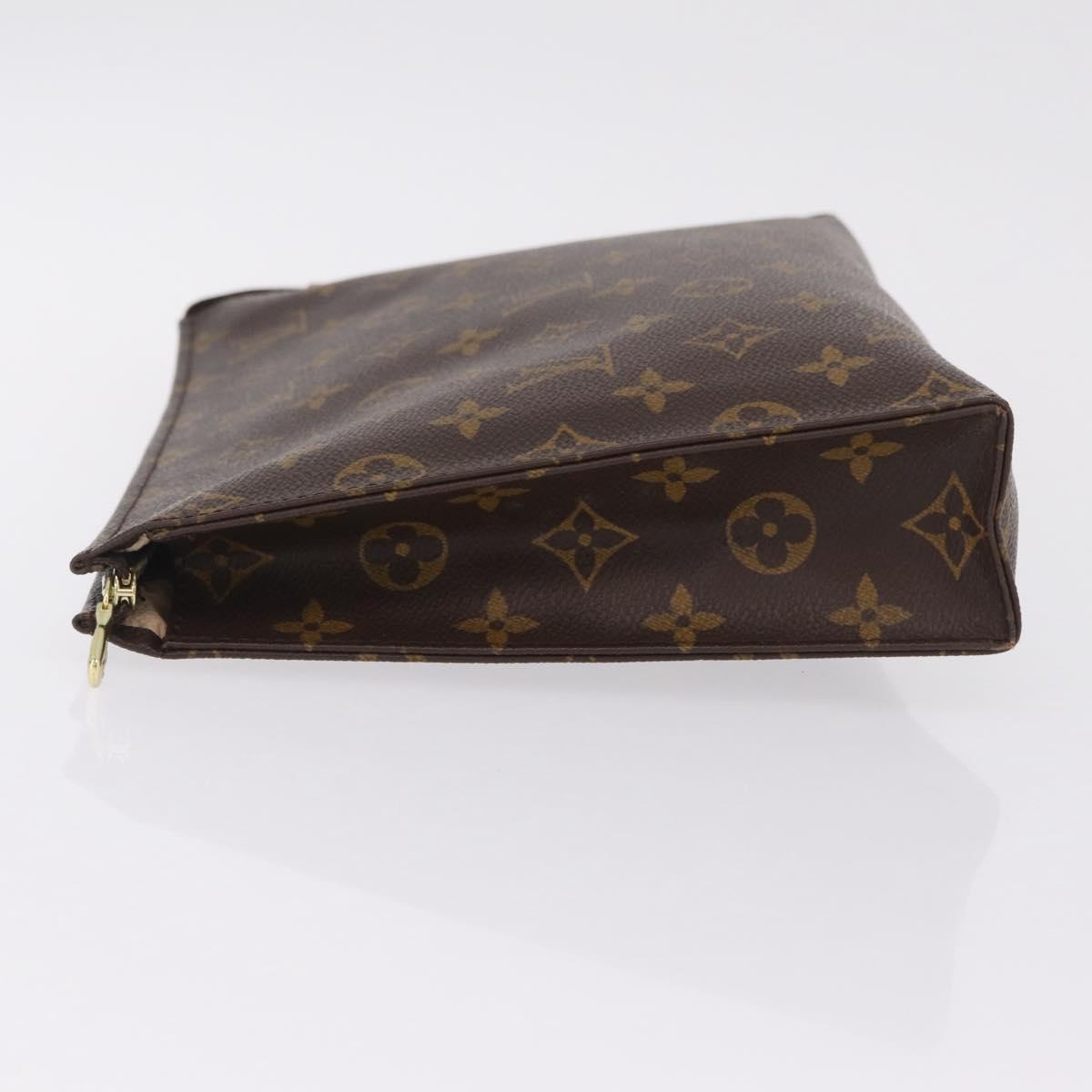 LOUIS VUITTON Monogram Poche Toilette 26 Pouch M47542 LV Auth 211065