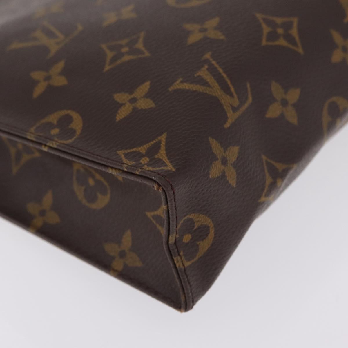 LOUIS VUITTON Monogram Poche Toilette 26 Pouch M47542 LV Auth 211065