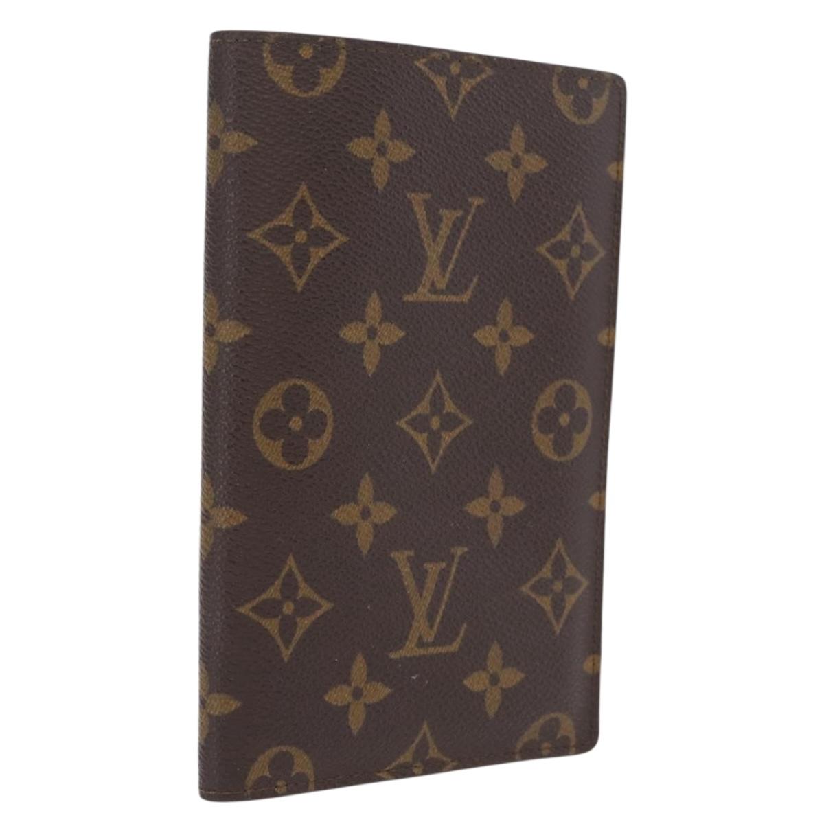 LOUIS VUITTON Monogram Couvel Tulle Passopole Passport Case M60180 Auth 211071