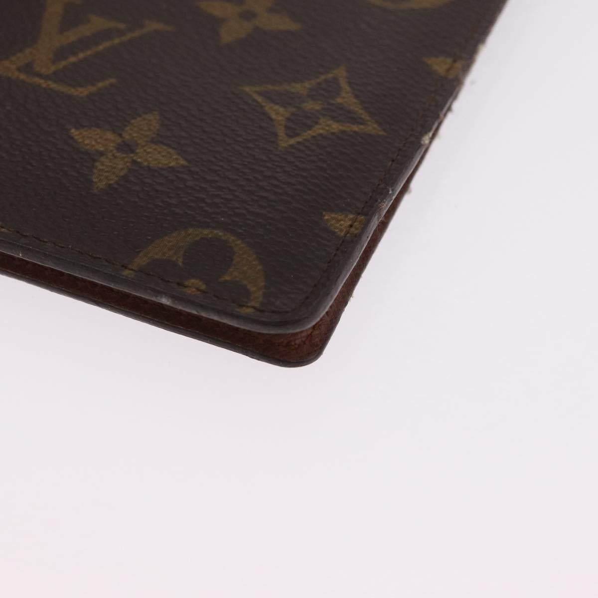LOUIS VUITTON Monogram Couvel Tulle Passopole Passport Case M60180 Auth 211071