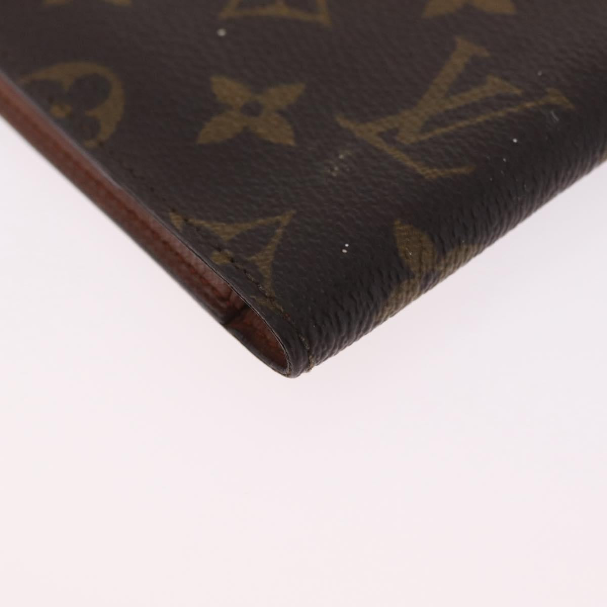 LOUIS VUITTON Monogram Couvel Tulle Passopole Passport Case M60180 Auth 211071