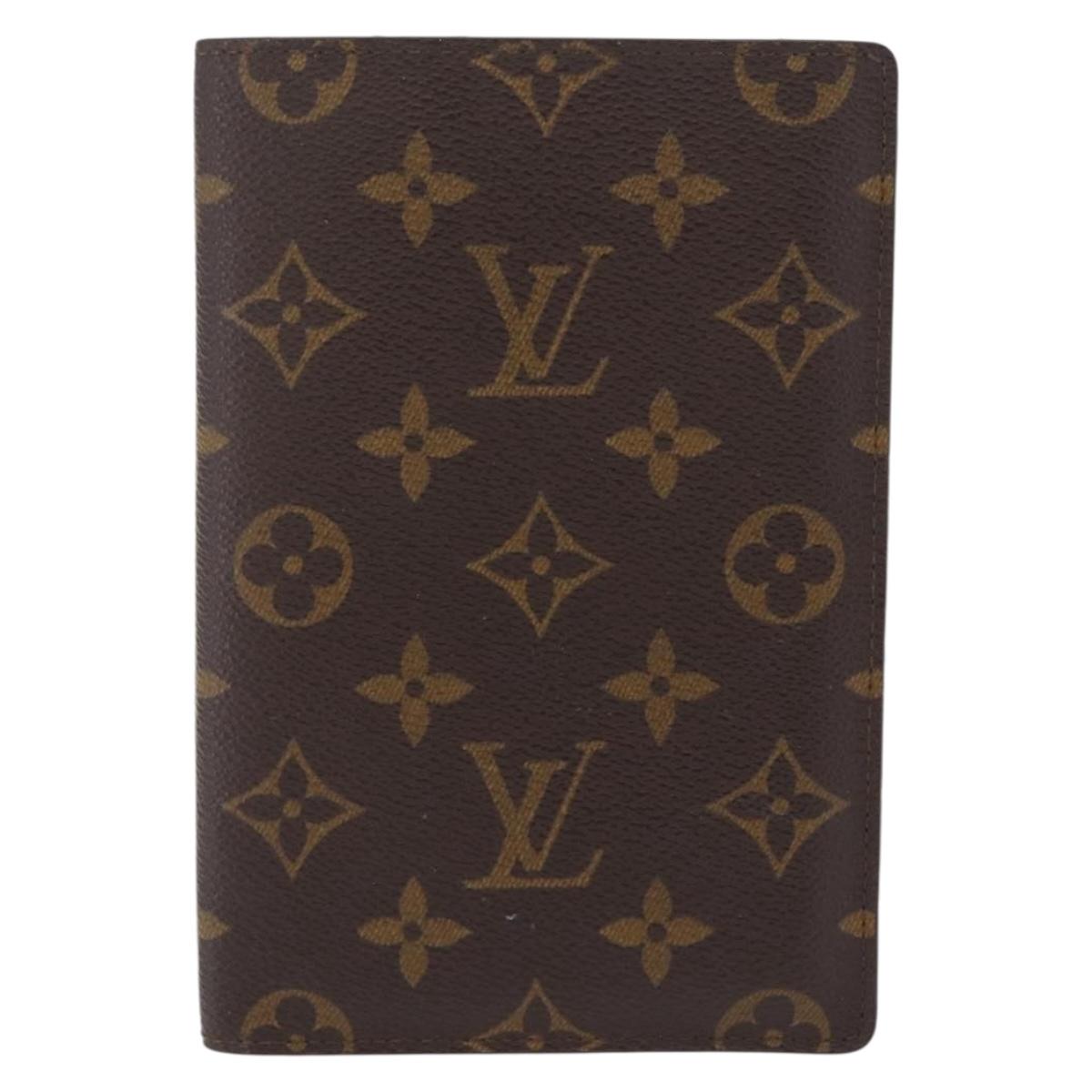 LOUIS VUITTON Monogram Couvel Tulle Passopole Passport Case M60180 Auth 211071