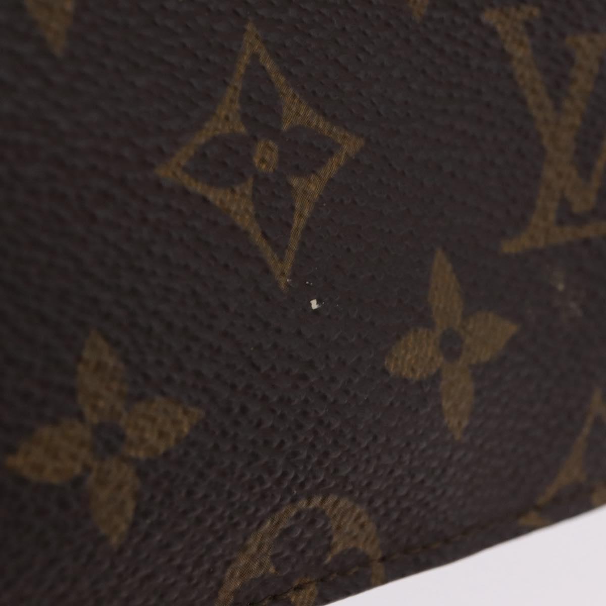 LOUIS VUITTON Monogram Couvel Tulle Passopole Passport Case M60180 Auth 211071