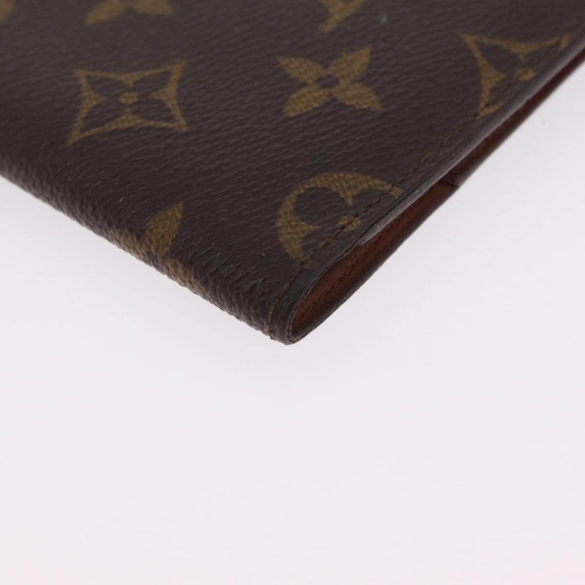 LOUIS VUITTON Monogram Couvel Tulle Passopole Passport Case M60180 Auth 211071