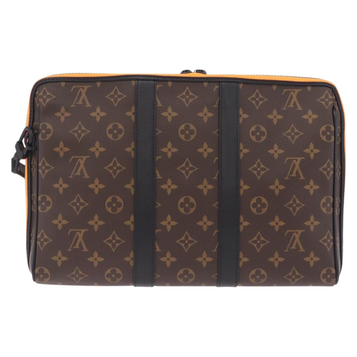 LOUIS VUITTON Monogram LV Friends Keepall Pouch Hand Bag M80130 LV Auth 211125M