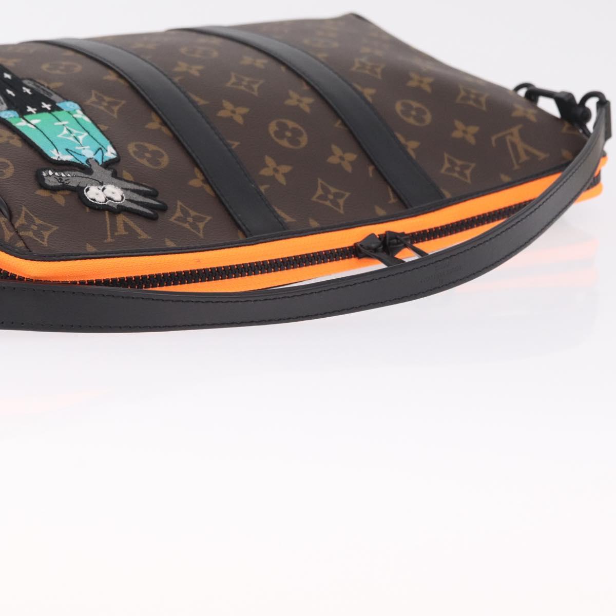 LOUIS VUITTON Monogram LV Friends Keepall Pouch Hand Bag M80130 LV Auth 211125M