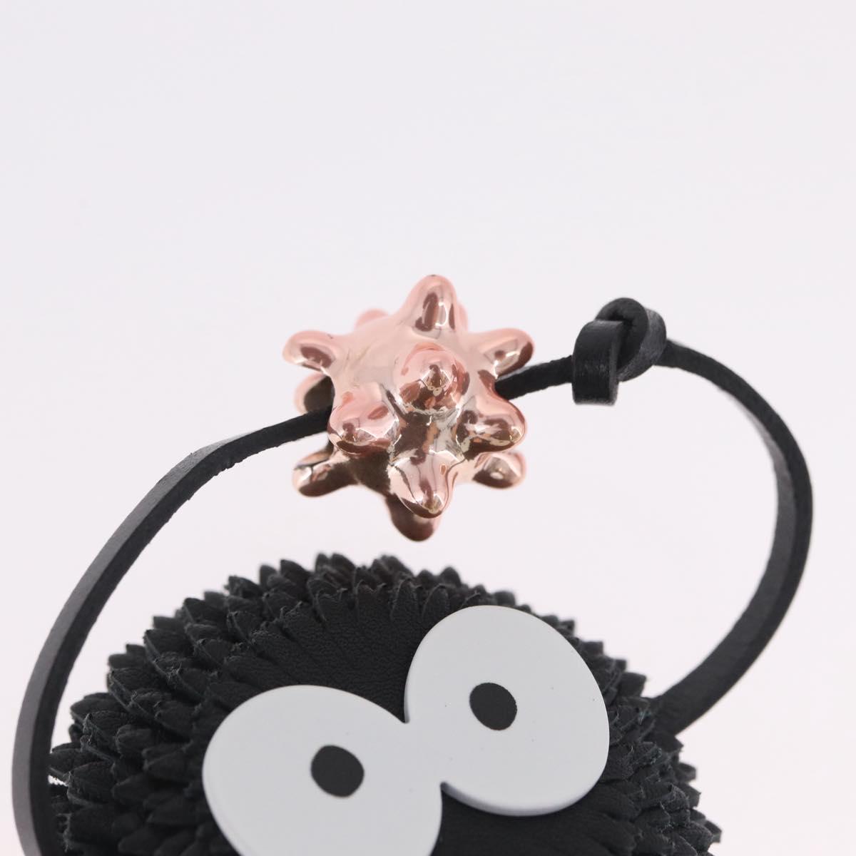 LOEWE Suswatari LOEWE × Studio Ghibli Bag Charm Leather Gray Auth 211128SM