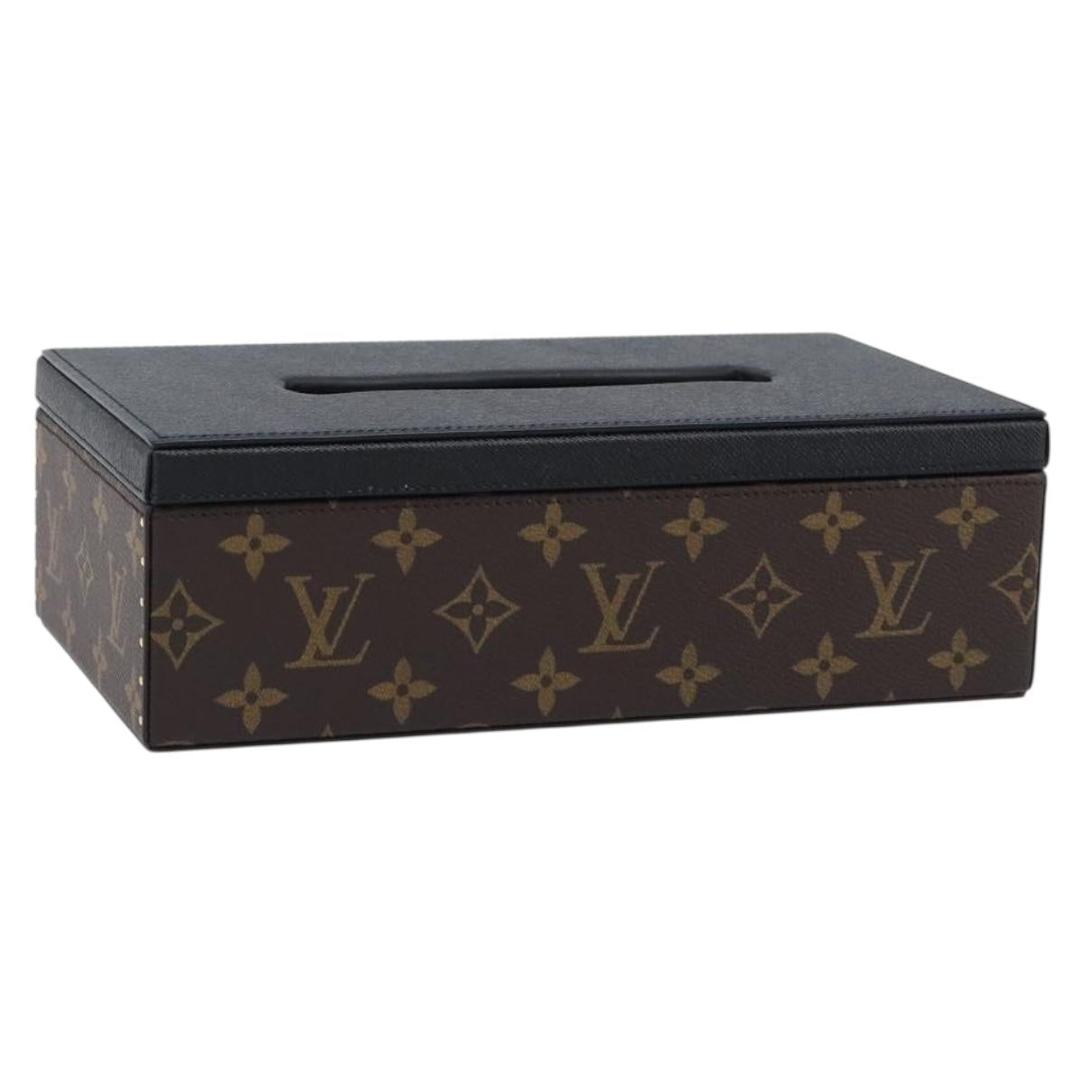 LOUIS VUITTON Monogram Tissue Box LV Auth 211131M