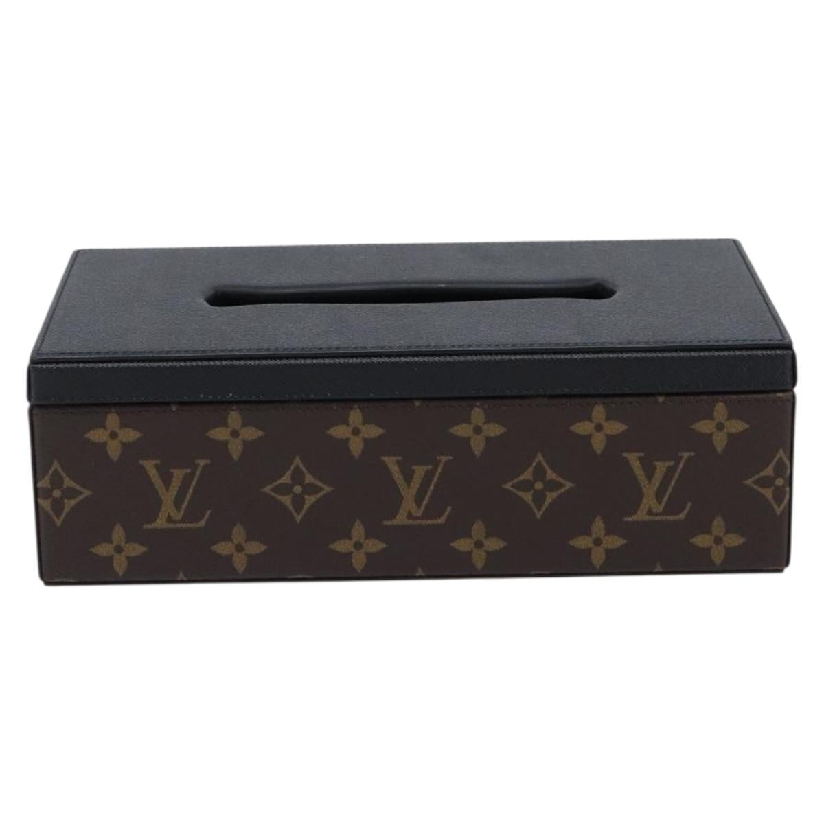 LOUIS VUITTON Monogram Tissue Box LV Auth 211131M