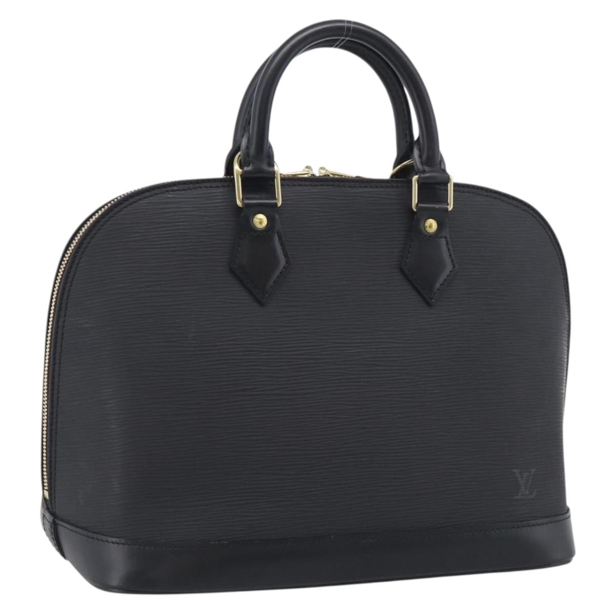 LOUIS VUITTON Epi Alma Hand Bag Noir Black M52142 LV Auth 211166V