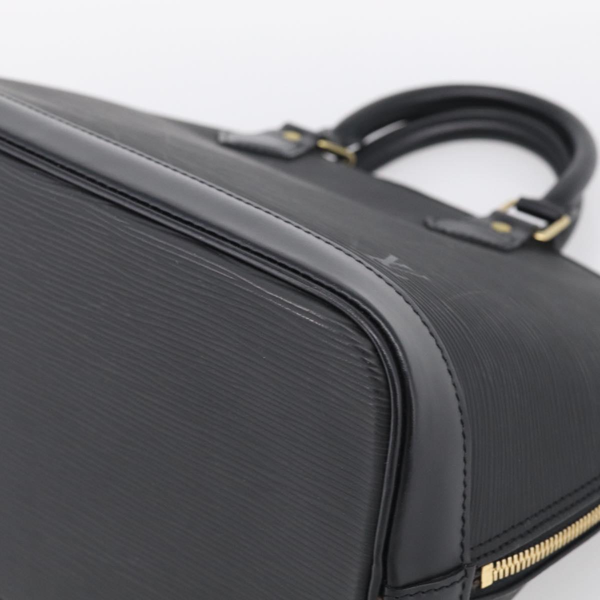 LOUIS VUITTON Epi Alma Hand Bag Noir Black M52142 LV Auth 211166V