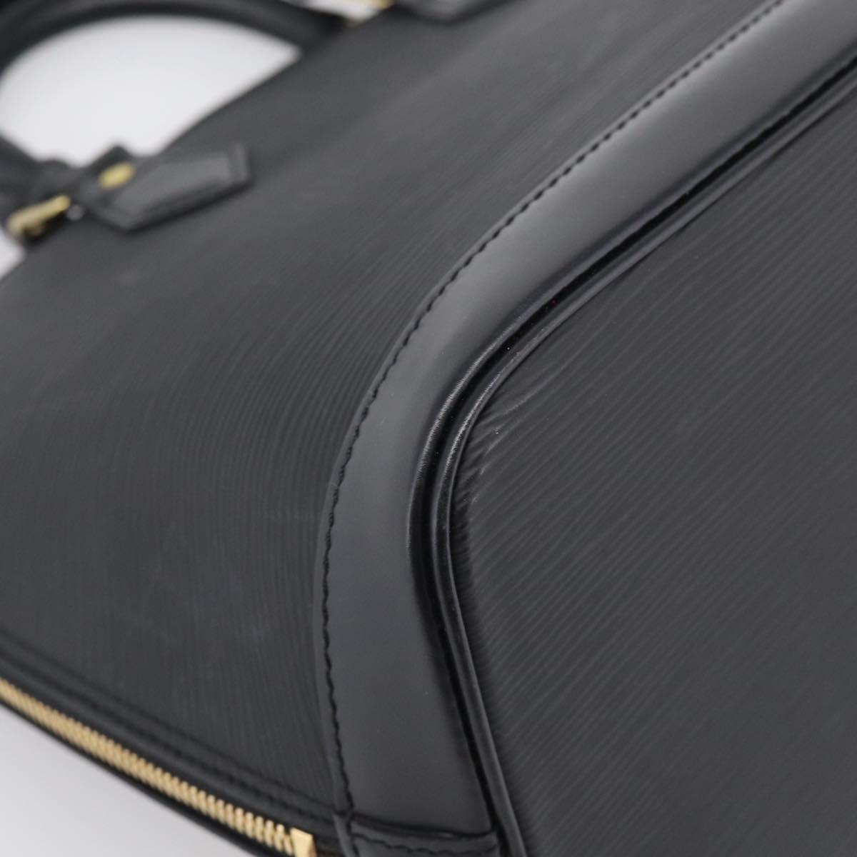 LOUIS VUITTON Epi Alma Hand Bag Noir Black M52142 LV Auth 211166V