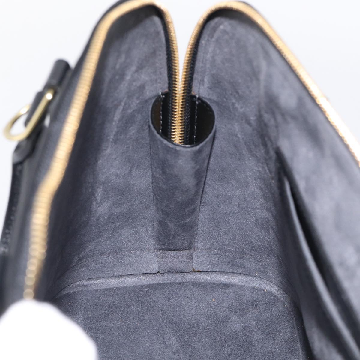 LOUIS VUITTON Epi Alma Hand Bag Noir Black M52142 LV Auth 211166V