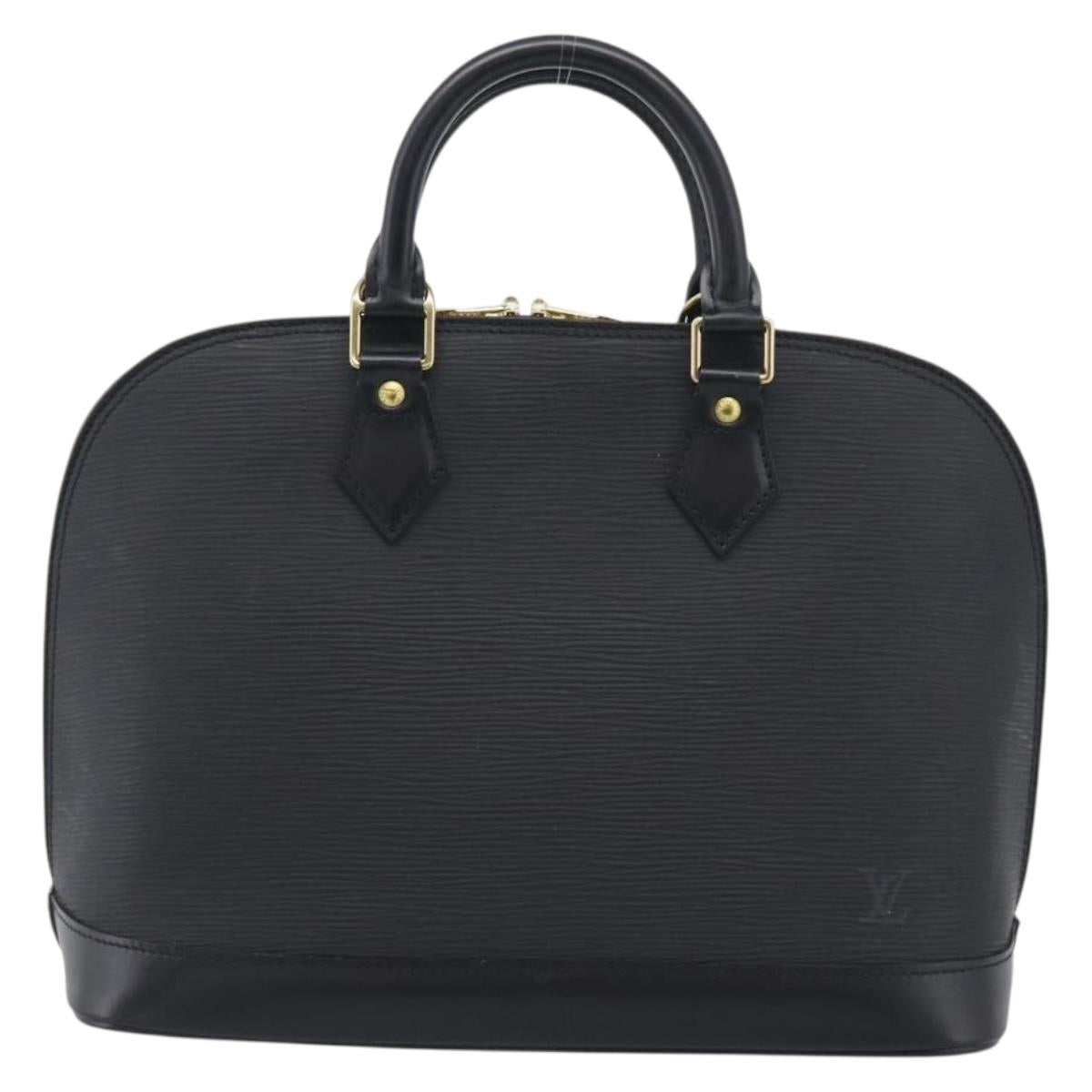 LOUIS VUITTON Epi Alma Hand Bag Noir Black M52142 LV Auth 211166V