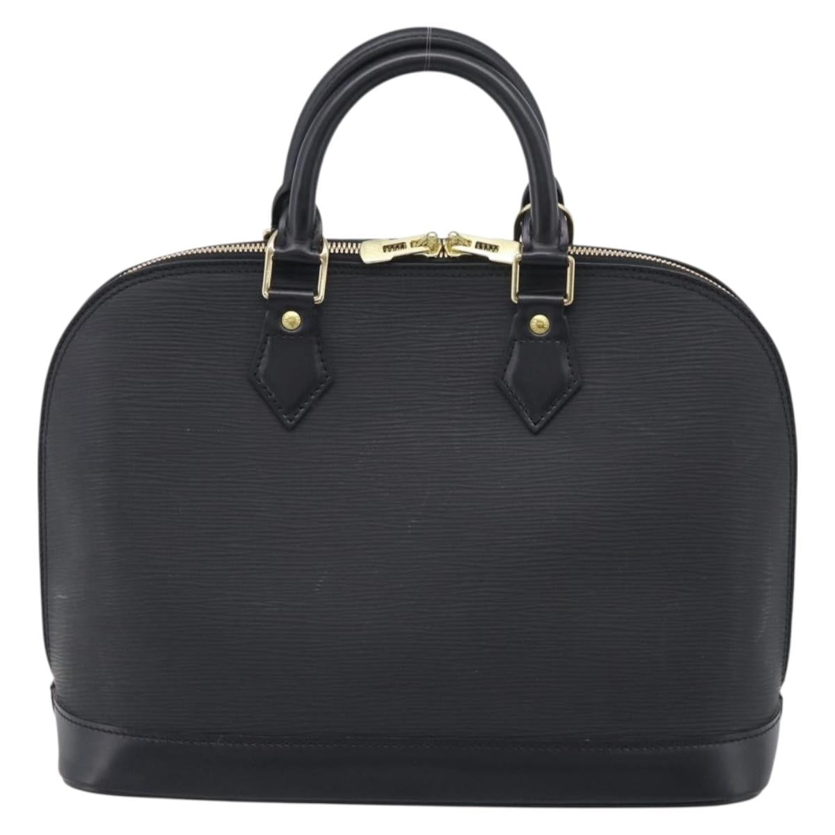 LOUIS VUITTON Epi Alma Hand Bag Noir Black M52142 LV Auth 211166V