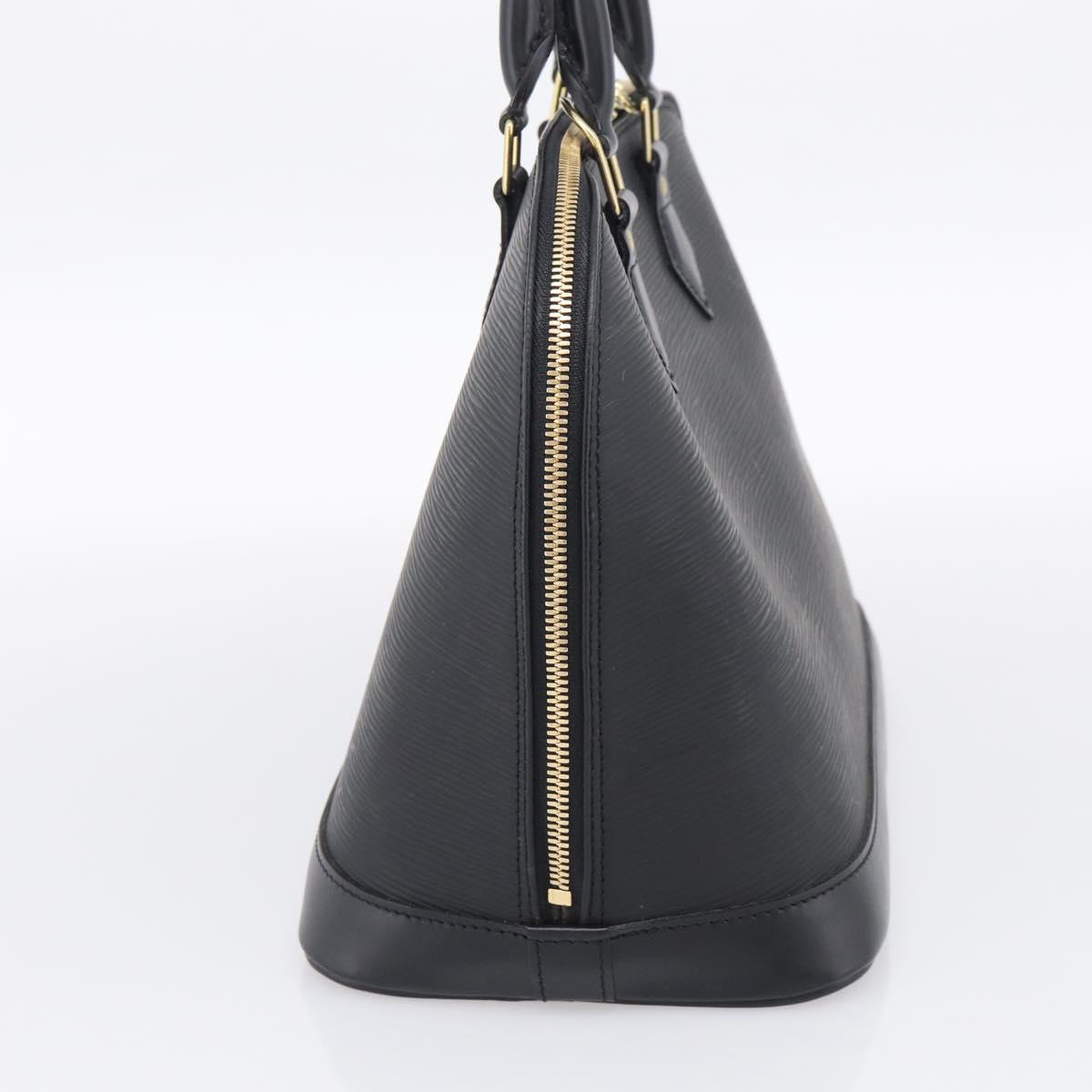 LOUIS VUITTON Epi Alma Hand Bag Noir Black M52142 LV Auth 211166V
