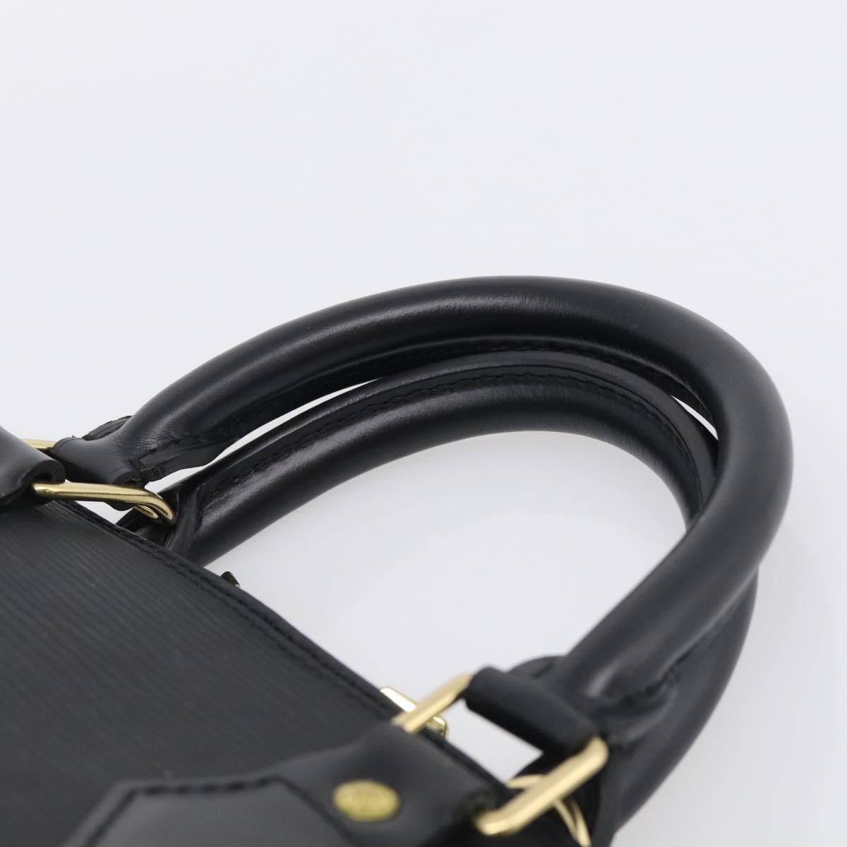 LOUIS VUITTON Epi Alma Hand Bag Noir Black M52142 LV Auth 211166V