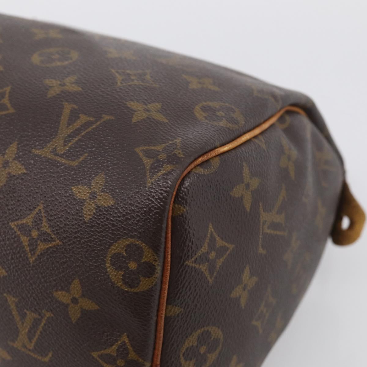 LOUIS VUITTON Monogram Speedy 25 Hand Bag M41528 LV Auth 211184
