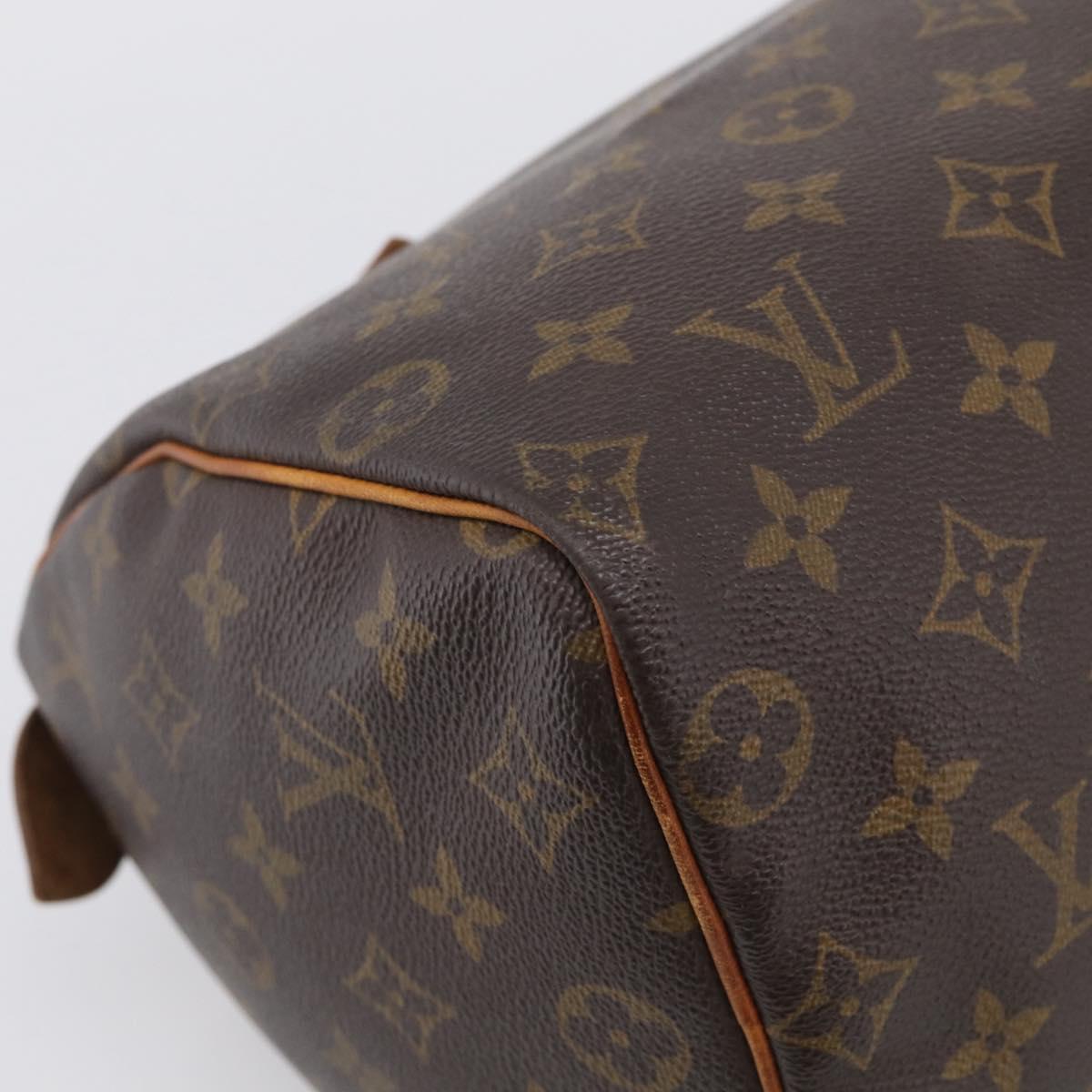 LOUIS VUITTON Monogram Speedy 25 Hand Bag M41528 LV Auth 211184