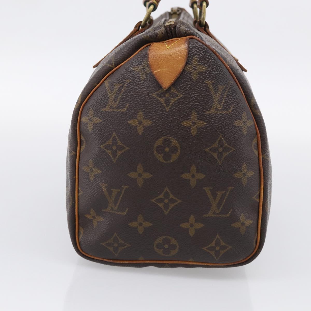 LOUIS VUITTON Monogram Speedy 25 Hand Bag M41528 LV Auth 211184
