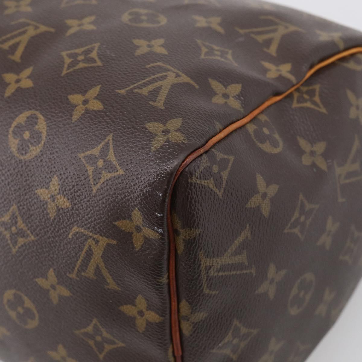 LOUIS VUITTON Monogram Speedy 30 Hand Bag M41526 LV Auth 211188