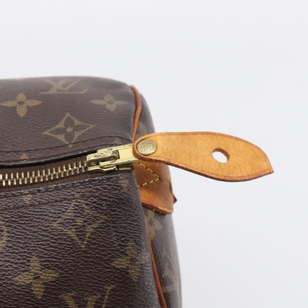LOUIS VUITTON Monogram Speedy 30 Hand Bag M41526 LV Auth 211188