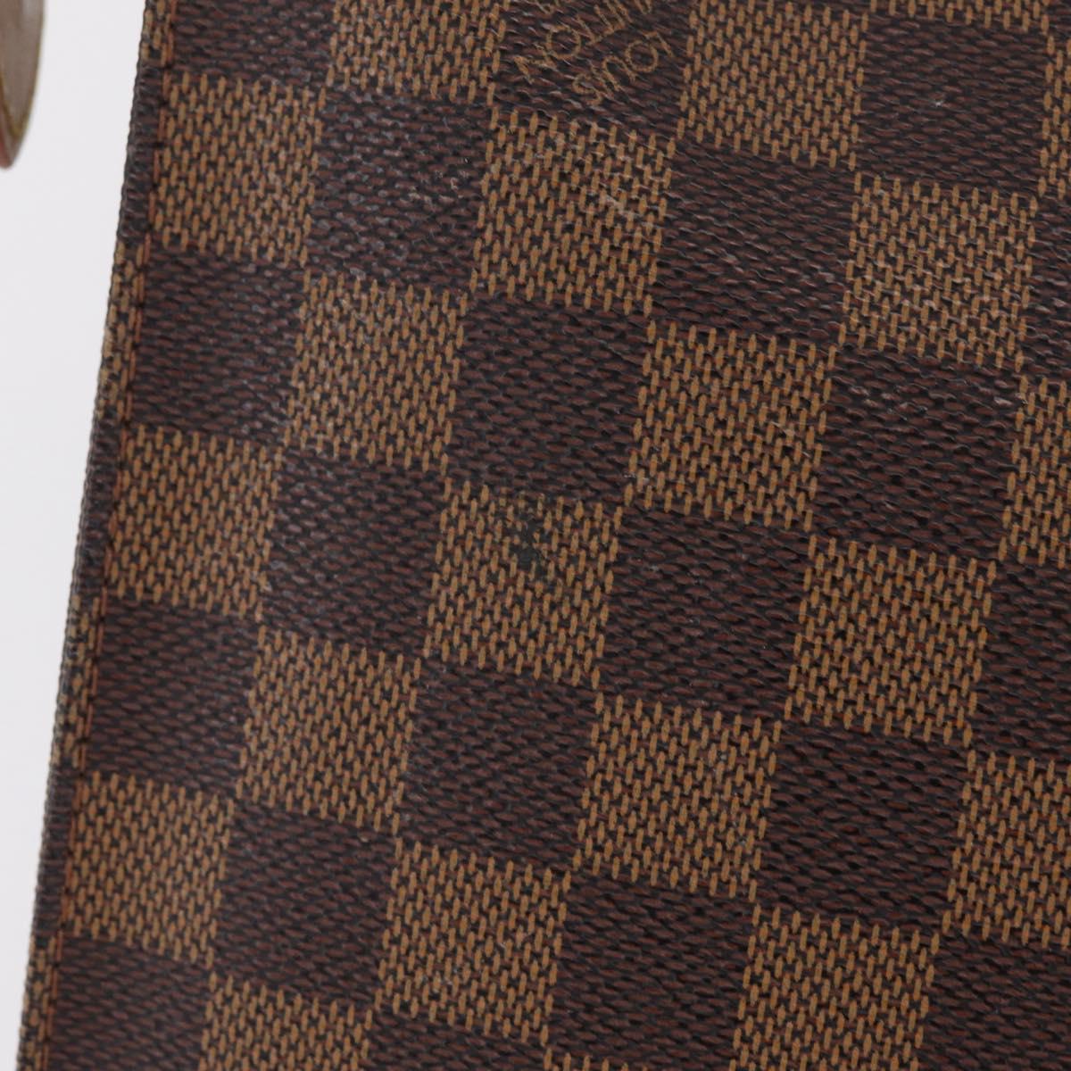 LOUIS VUITTON Damier Ebene Poche Toilette 26 Pouch N47543 LV Auth 211223