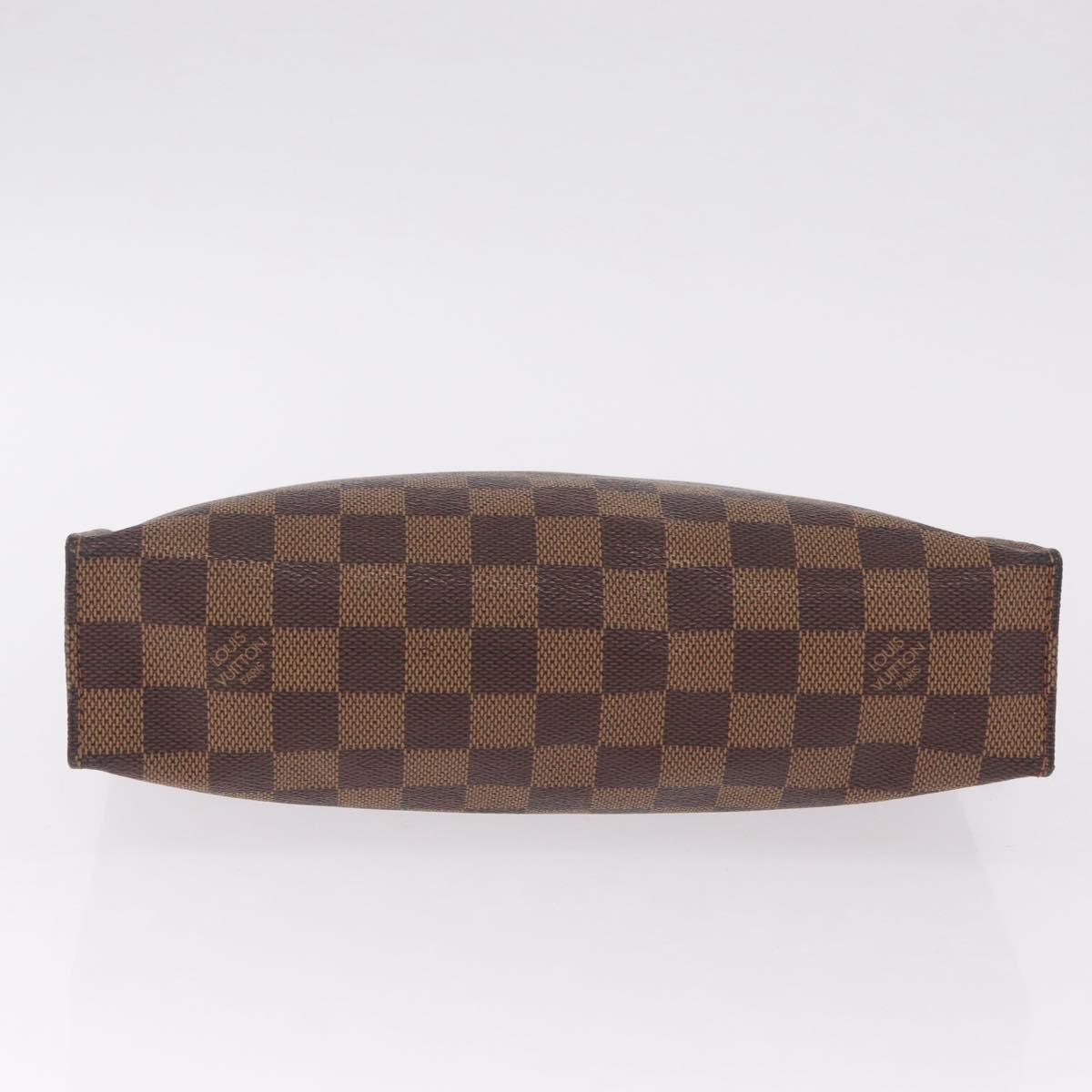 LOUIS VUITTON Damier Ebene Poche Toilette 26 Pouch N47543 LV Auth 211223